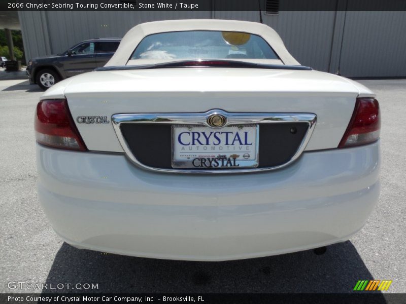 Stone White / Taupe 2006 Chrysler Sebring Touring Convertible