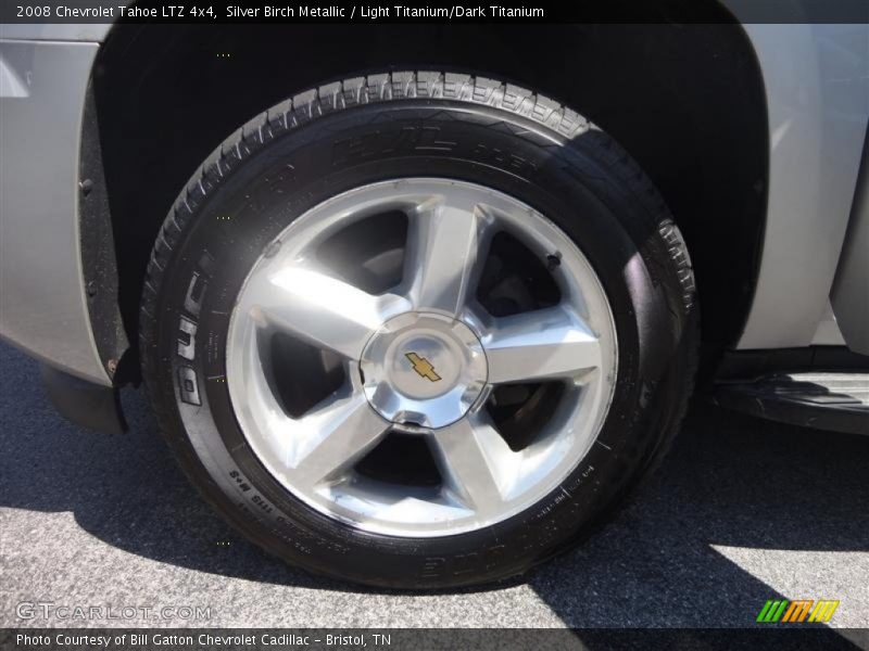 Silver Birch Metallic / Light Titanium/Dark Titanium 2008 Chevrolet Tahoe LTZ 4x4