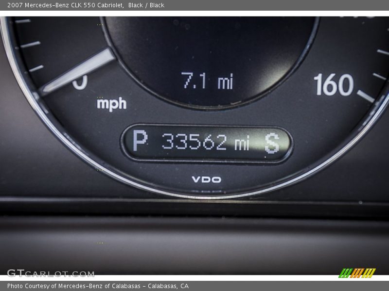 Black / Black 2007 Mercedes-Benz CLK 550 Cabriolet