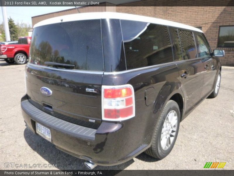 Kodiak Brown Metallic / Dune 2013 Ford Flex SEL AWD