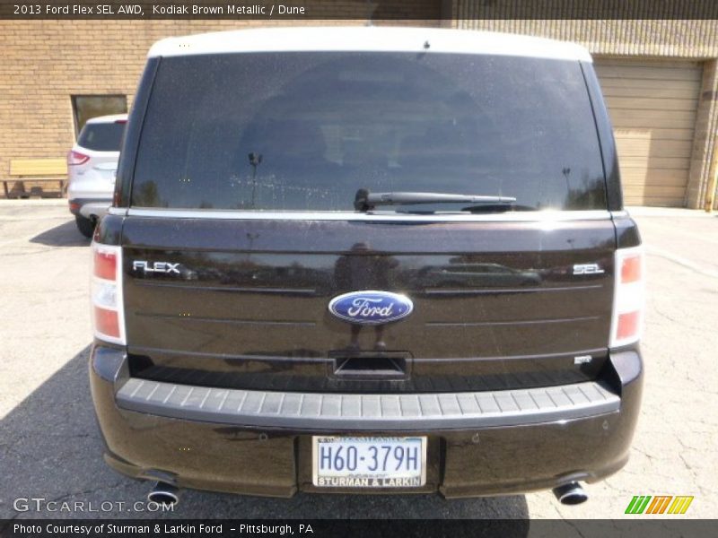 Kodiak Brown Metallic / Dune 2013 Ford Flex SEL AWD