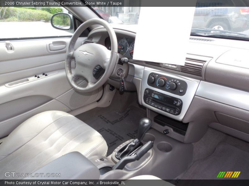 Dashboard of 2006 Sebring Touring Convertible