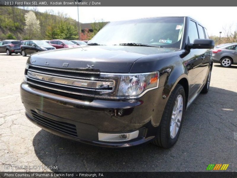 Kodiak Brown Metallic / Dune 2013 Ford Flex SEL AWD