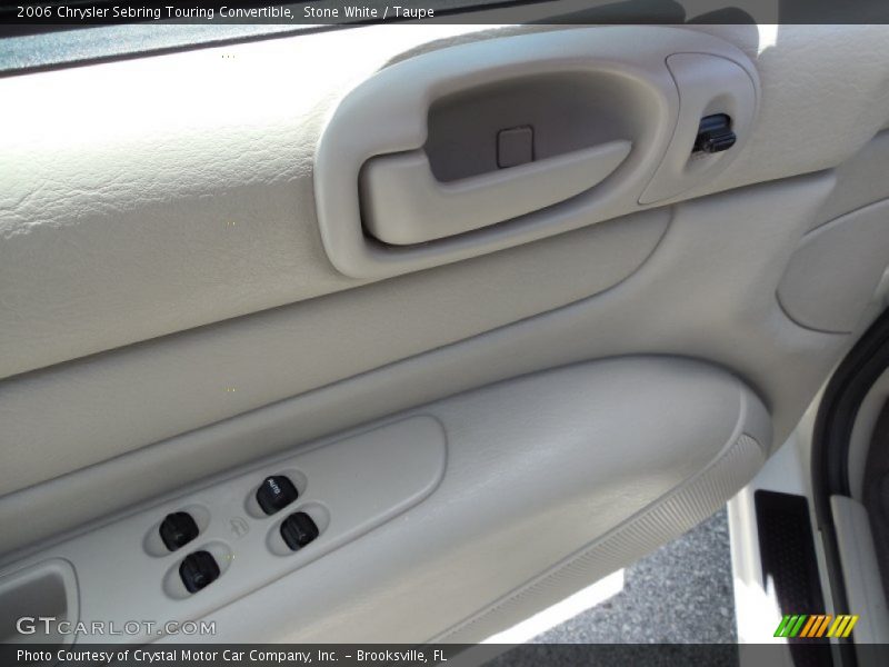 Stone White / Taupe 2006 Chrysler Sebring Touring Convertible