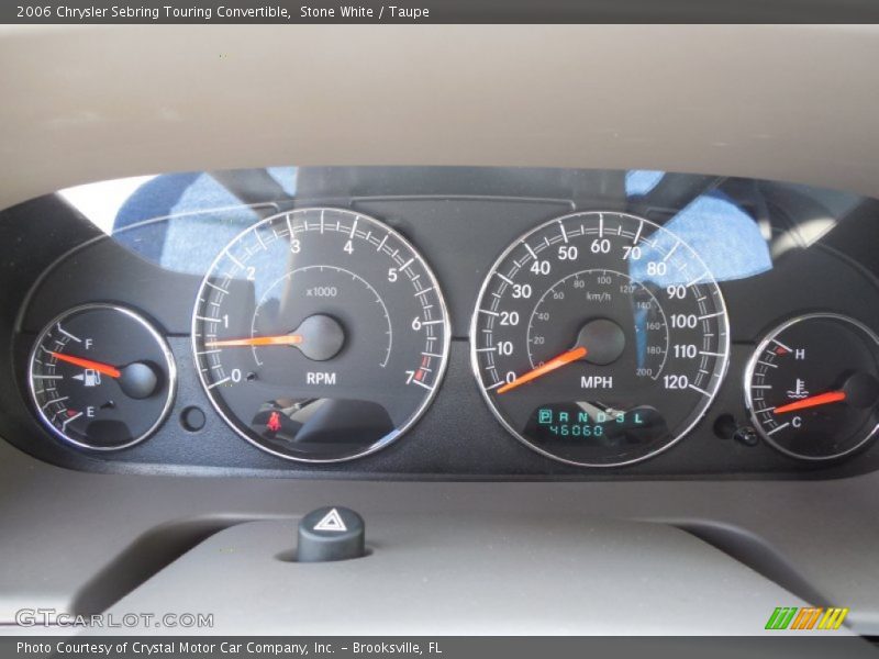  2006 Sebring Touring Convertible Touring Convertible Gauges