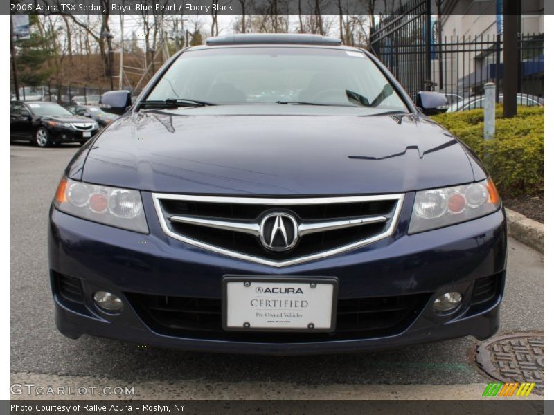 Royal Blue Pearl / Ebony Black 2006 Acura TSX Sedan