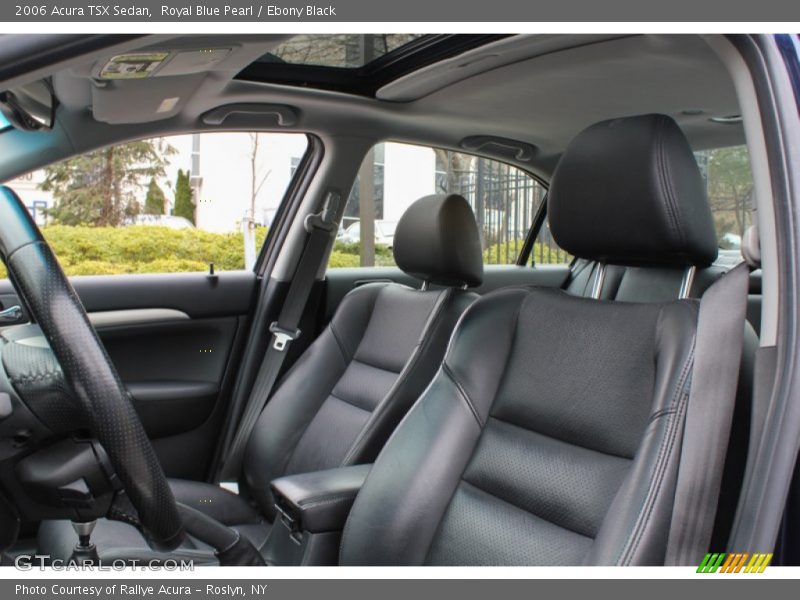 Royal Blue Pearl / Ebony Black 2006 Acura TSX Sedan