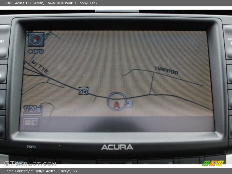 Navigation of 2006 TSX Sedan