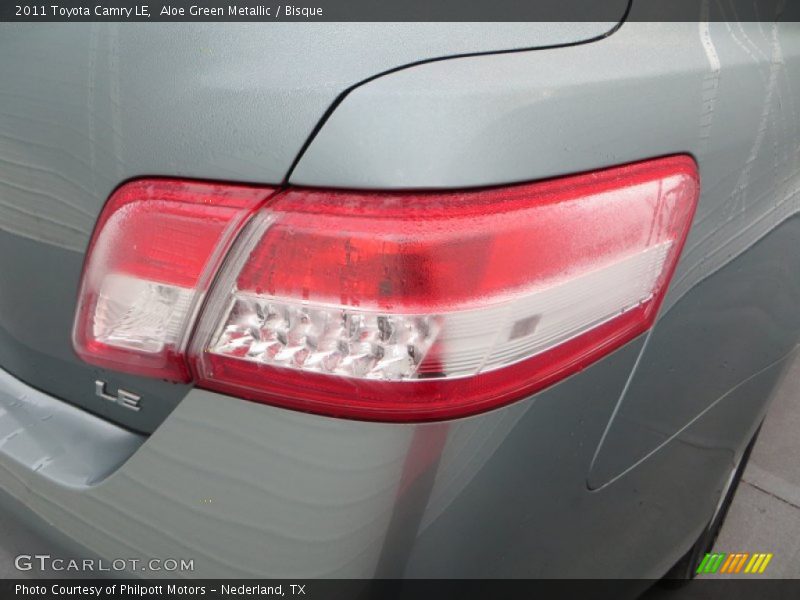 Aloe Green Metallic / Bisque 2011 Toyota Camry LE