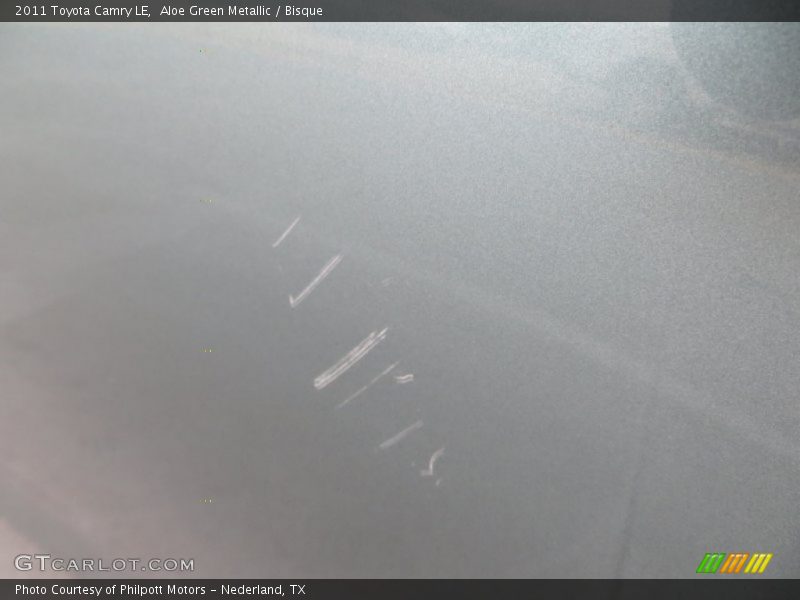 Aloe Green Metallic / Bisque 2011 Toyota Camry LE