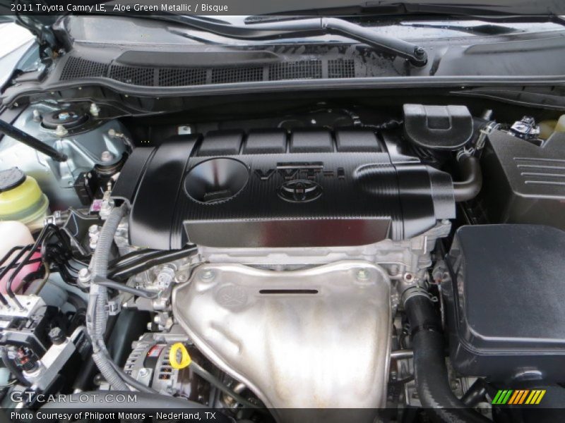 Aloe Green Metallic / Bisque 2011 Toyota Camry LE