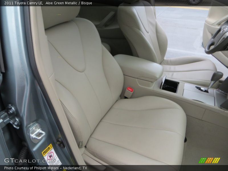 Aloe Green Metallic / Bisque 2011 Toyota Camry LE