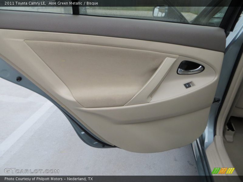 Aloe Green Metallic / Bisque 2011 Toyota Camry LE