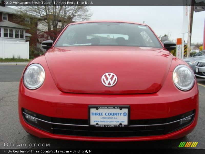 Tornado Red / Titan Black 2012 Volkswagen Beetle Turbo