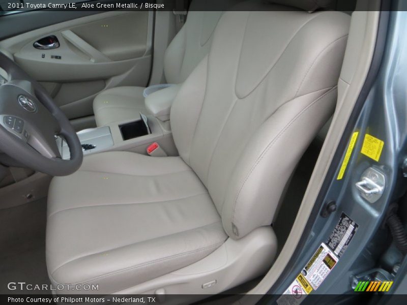 Aloe Green Metallic / Bisque 2011 Toyota Camry LE