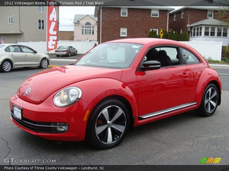 Tornado Red / Titan Black 2012 Volkswagen Beetle Turbo