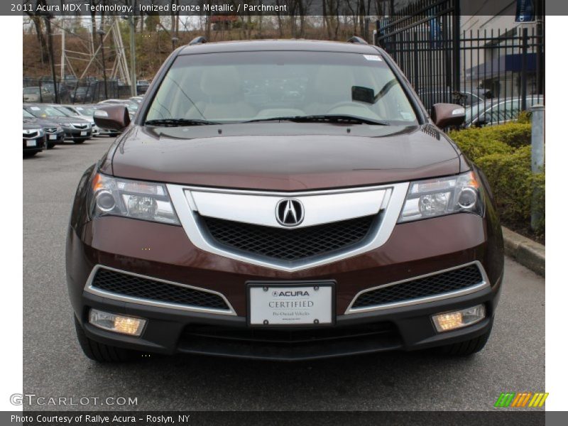 Ionized Bronze Metallic / Parchment 2011 Acura MDX Technology