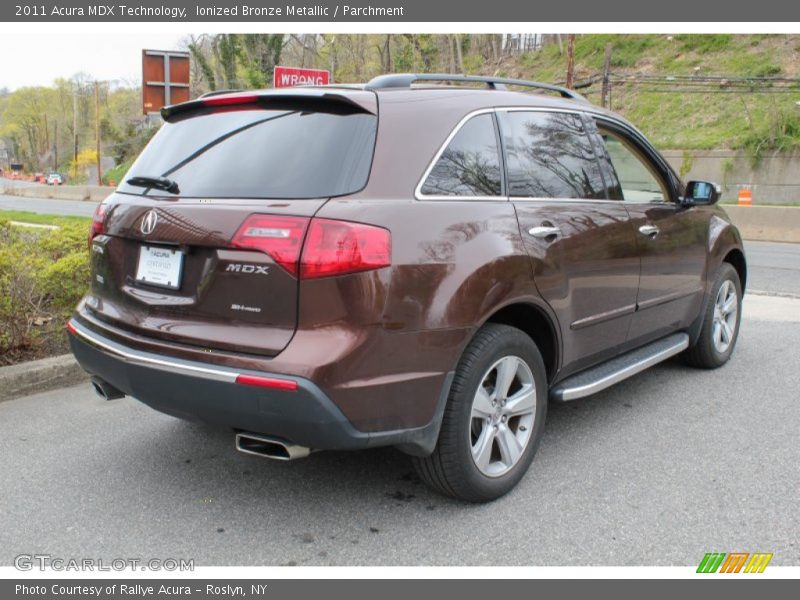 Ionized Bronze Metallic / Parchment 2011 Acura MDX Technology