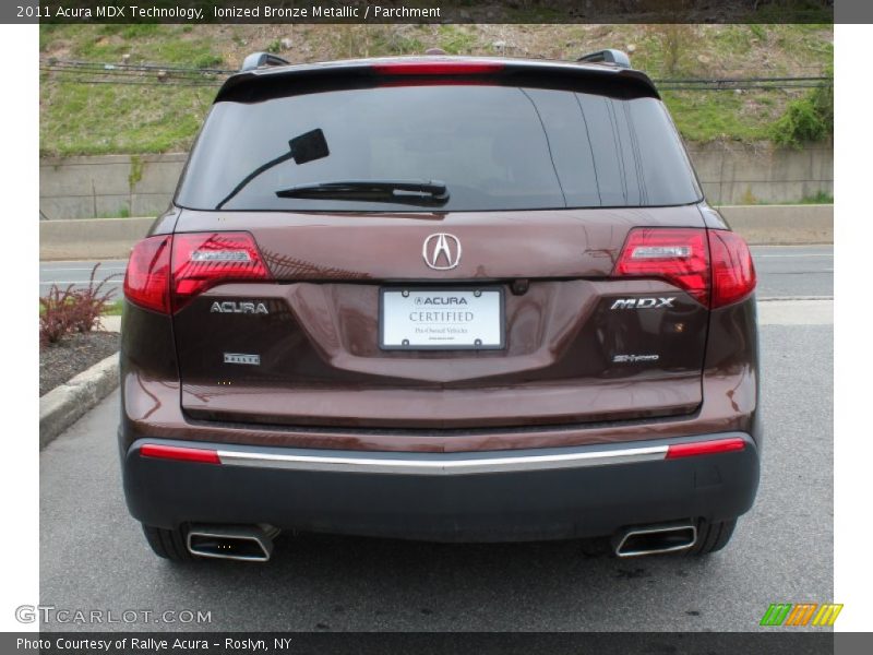 Ionized Bronze Metallic / Parchment 2011 Acura MDX Technology