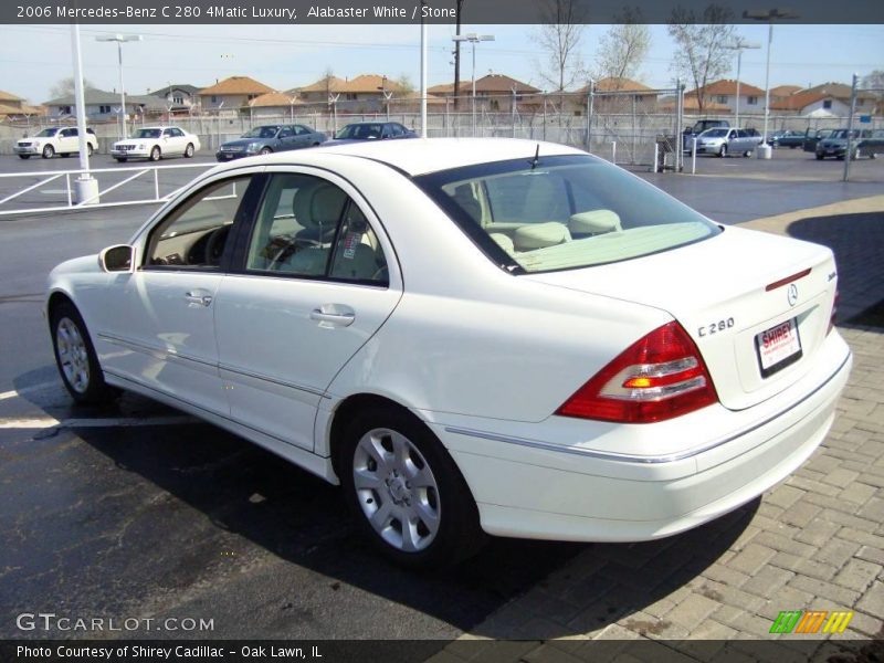 Alabaster White / Stone 2006 Mercedes-Benz C 280 4Matic Luxury