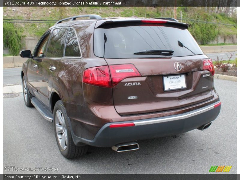 Ionized Bronze Metallic / Parchment 2011 Acura MDX Technology