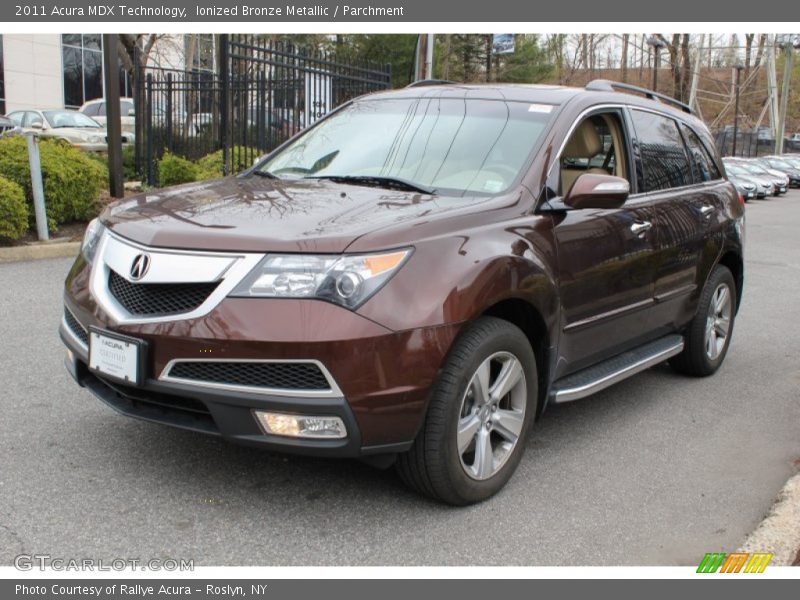 Ionized Bronze Metallic / Parchment 2011 Acura MDX Technology