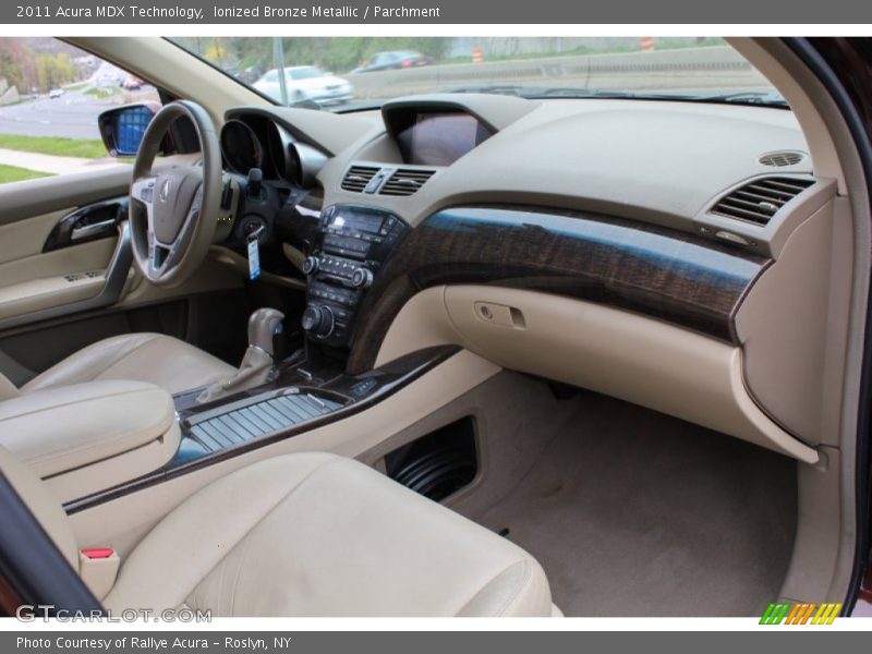 Ionized Bronze Metallic / Parchment 2011 Acura MDX Technology