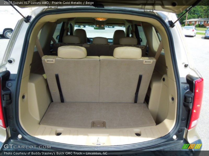 Prairie Gold Metallic / Beige 2007 Suzuki XL7 Luxury AWD