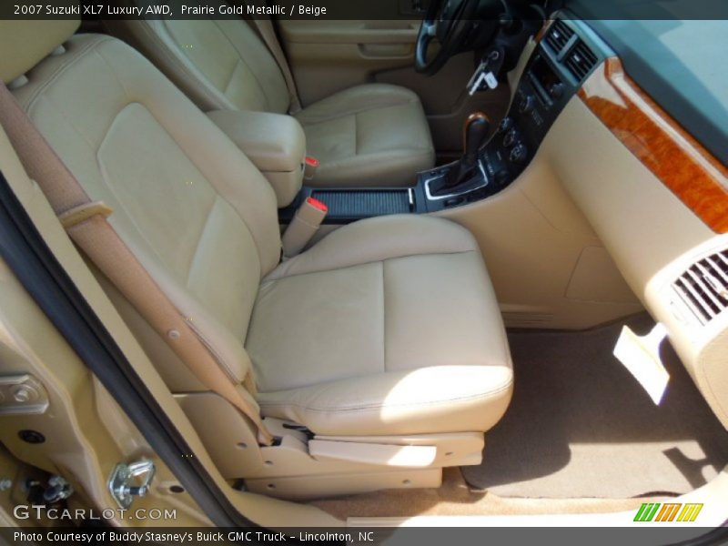 Prairie Gold Metallic / Beige 2007 Suzuki XL7 Luxury AWD