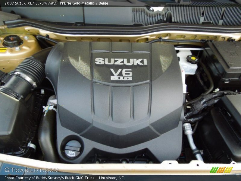 Prairie Gold Metallic / Beige 2007 Suzuki XL7 Luxury AWD