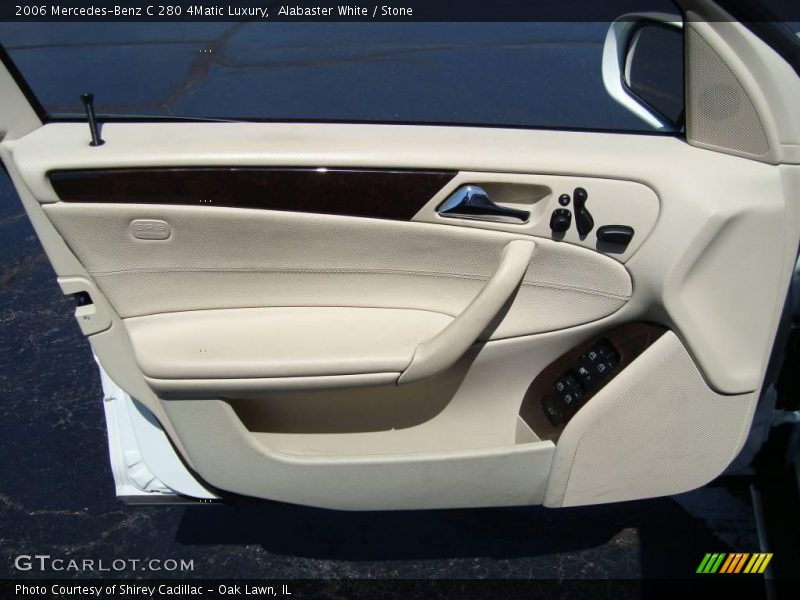 Alabaster White / Stone 2006 Mercedes-Benz C 280 4Matic Luxury