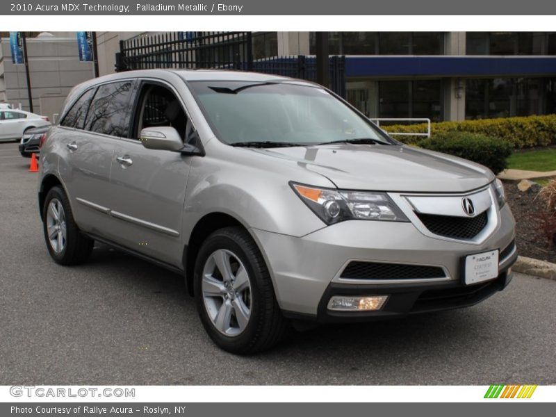 Palladium Metallic / Ebony 2010 Acura MDX Technology