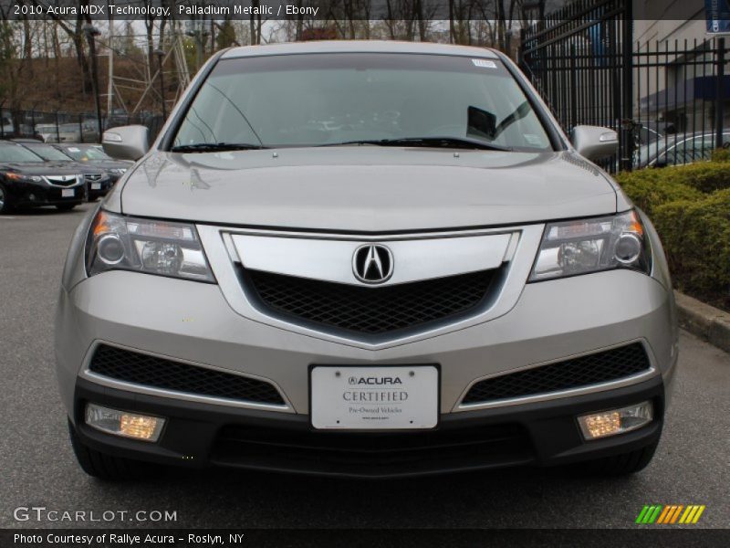 Palladium Metallic / Ebony 2010 Acura MDX Technology