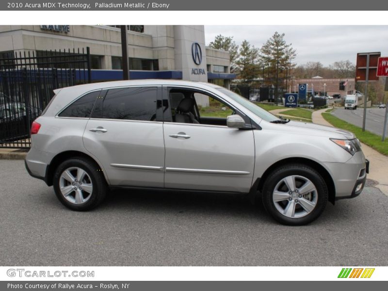 Palladium Metallic / Ebony 2010 Acura MDX Technology