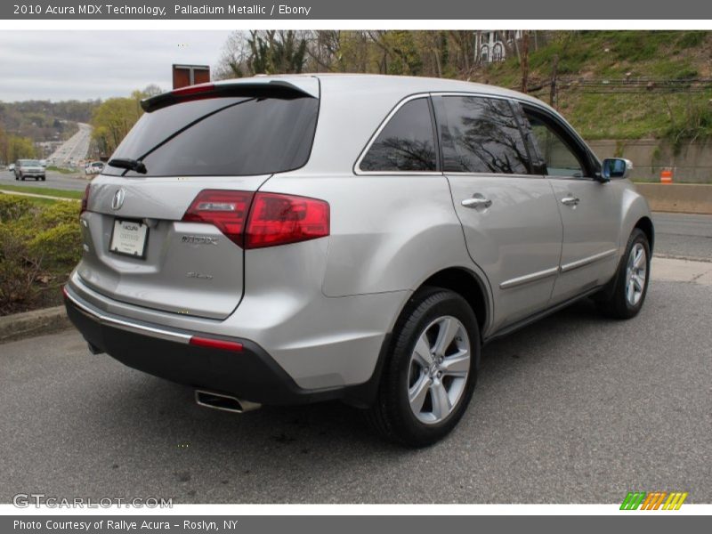 Palladium Metallic / Ebony 2010 Acura MDX Technology
