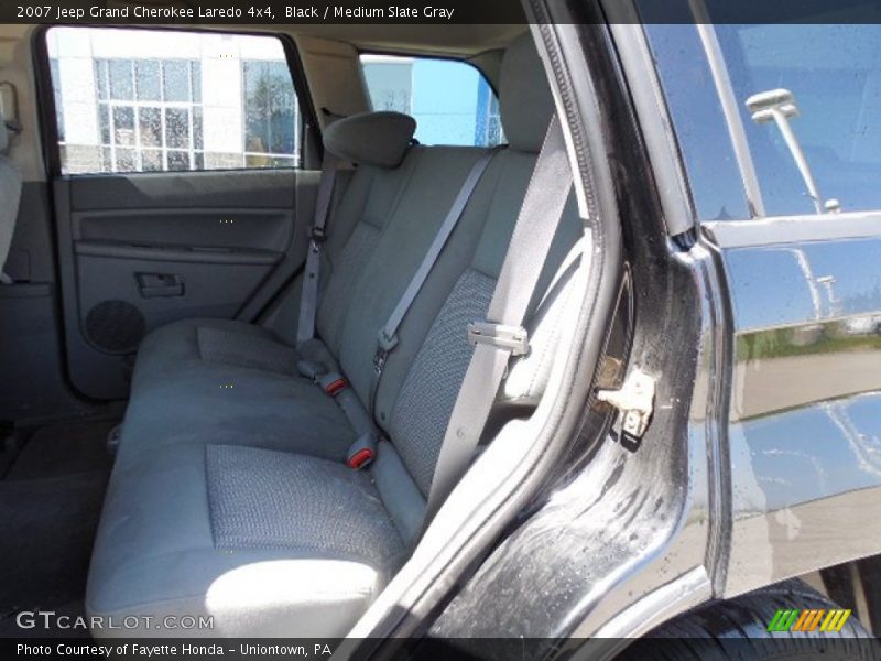 Black / Medium Slate Gray 2007 Jeep Grand Cherokee Laredo 4x4