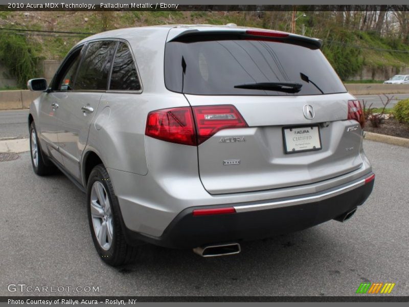 Palladium Metallic / Ebony 2010 Acura MDX Technology