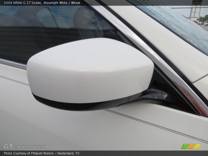 Moonlight White / Wheat 2009 Infiniti G 37 Sedan
