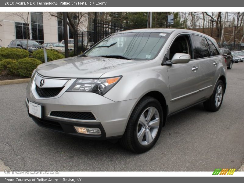 Palladium Metallic / Ebony 2010 Acura MDX Technology