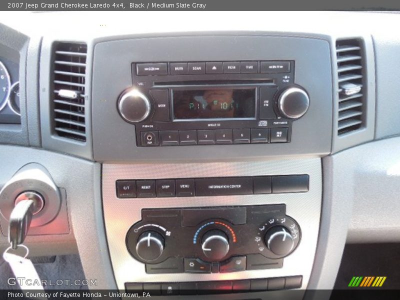 Black / Medium Slate Gray 2007 Jeep Grand Cherokee Laredo 4x4