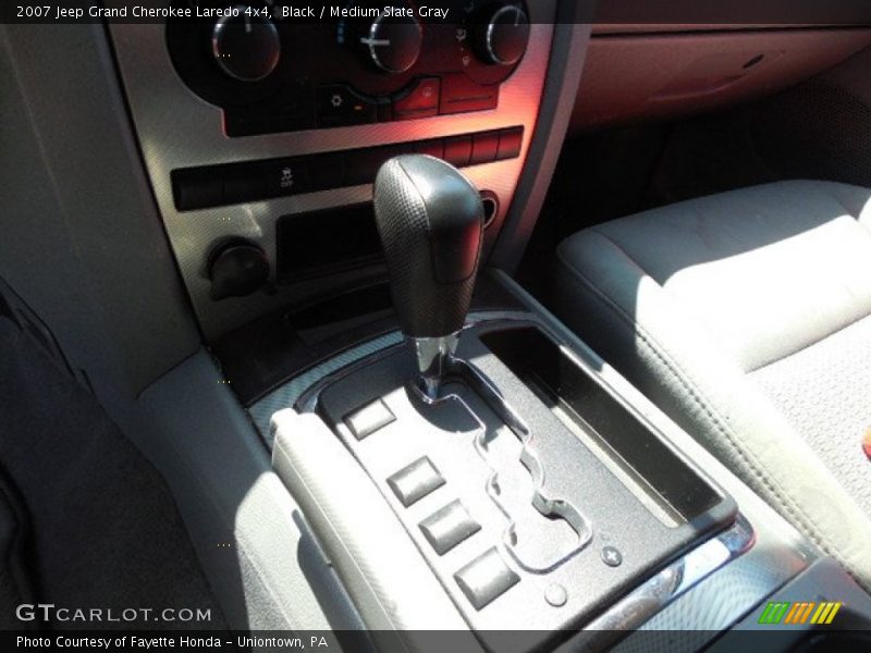 Black / Medium Slate Gray 2007 Jeep Grand Cherokee Laredo 4x4