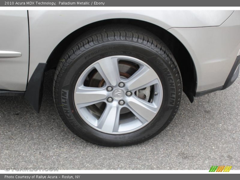 Palladium Metallic / Ebony 2010 Acura MDX Technology