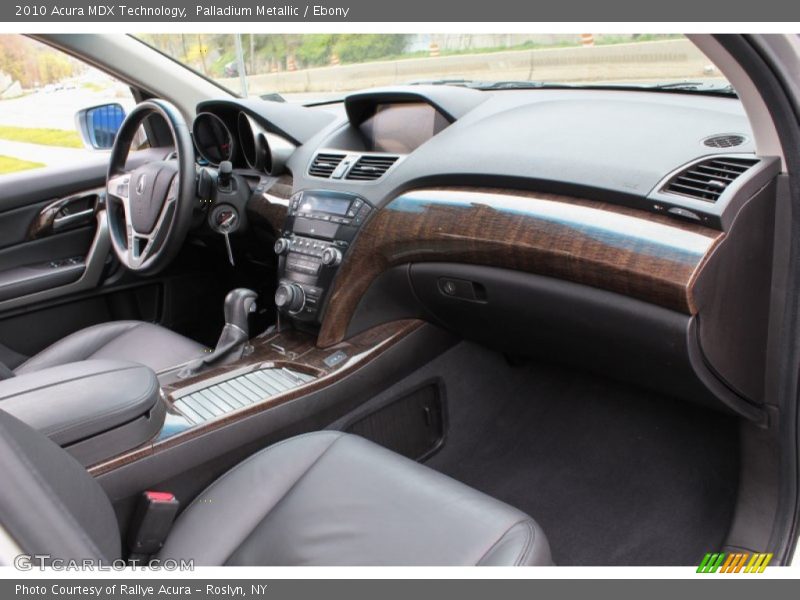 Palladium Metallic / Ebony 2010 Acura MDX Technology