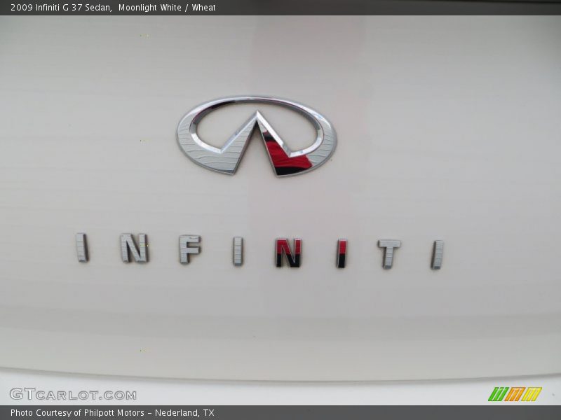 Moonlight White / Wheat 2009 Infiniti G 37 Sedan