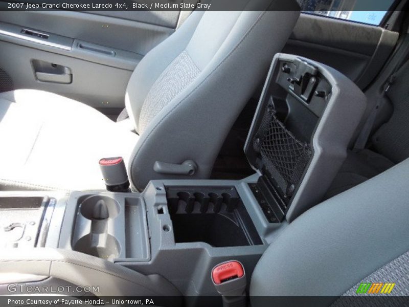 Black / Medium Slate Gray 2007 Jeep Grand Cherokee Laredo 4x4
