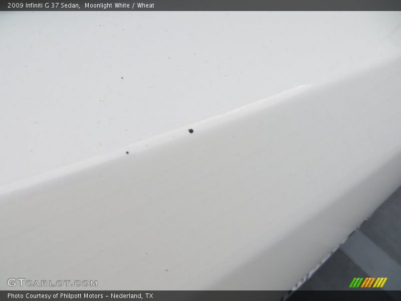 Moonlight White / Wheat 2009 Infiniti G 37 Sedan