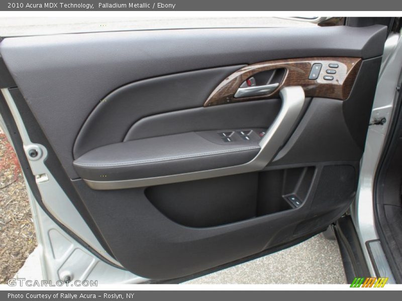 Palladium Metallic / Ebony 2010 Acura MDX Technology