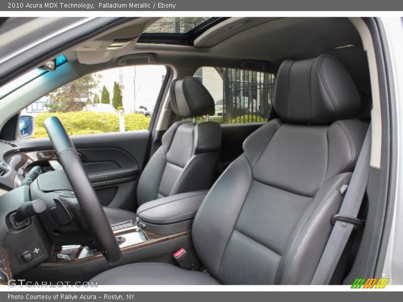 Palladium Metallic / Ebony 2010 Acura MDX Technology