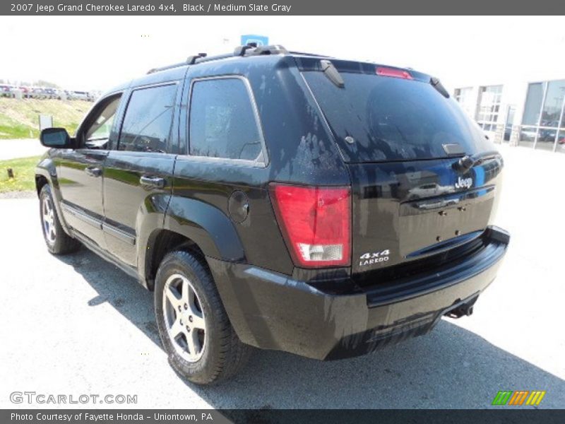 Black / Medium Slate Gray 2007 Jeep Grand Cherokee Laredo 4x4