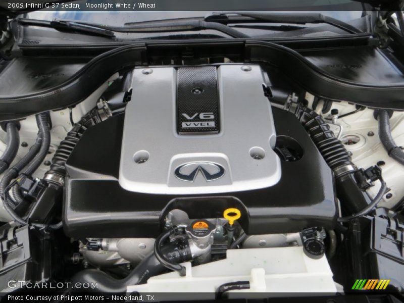 Moonlight White / Wheat 2009 Infiniti G 37 Sedan